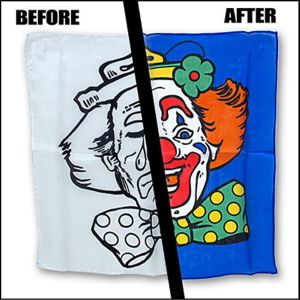 Happy / Sad Clown Silk Set 45 cm Magic by Gosh