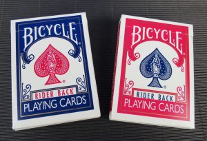Kartenschachtel, leer, 5 Stück, Bicycle 