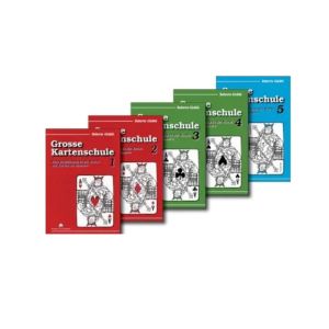 Grosse Kartenschule, Bd. 1 - 4, incl. 4 Bic-Spiele