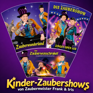 Kinder-Zaubershows von Zaubermeister Frank & Iris