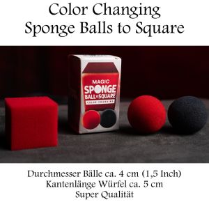 Color Changing Sponge Balls to Square - small -