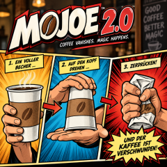 Mojoe 2.0 - Kaffee verschwindet aus Becher