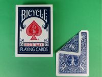 Bicycle Doppelrückenkarten blau/blau