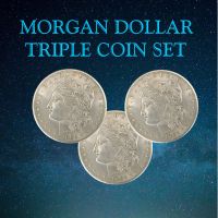 Morgan Dollar Triple Coin Set