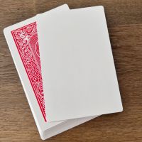 Bicycle Riesenkarten blanko/rot 50 Stück