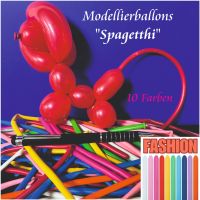 Modellierballons Spagetthi,  160er, 50 Stück