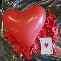 Herzenballons, 50 Stück