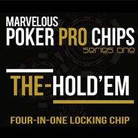 Poker Pro Chips - The Hold EM - Four in one Locking Chip - by M. Wright