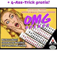 OMG Opener by Astor inkl. Kartenspiel und 4-Ass-Trick