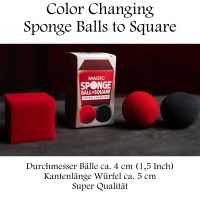 Color Changing Sponge Balls to Square - small -