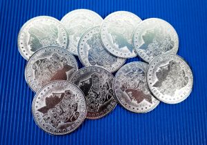 Morgan Dollar - Replica - Manipulationsmünzen 10 Stück
