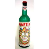 Verschwindende Martini Flasche